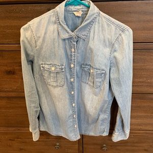 J. Crew chambray button down